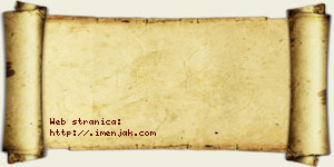 Isidora Kolačarić vizit kartica